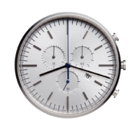 M42 PreciDrive chronograph watch in polished steel