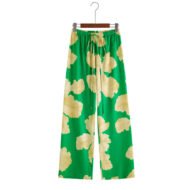 One Shoulder Printed One Piece Swimsuit and Cover Up - Image 5