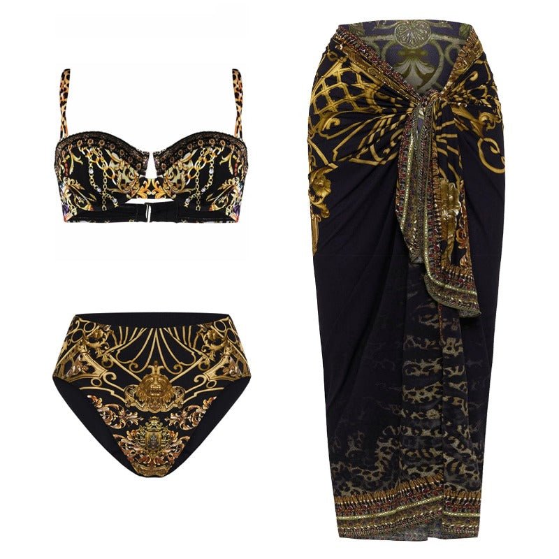 CC75E7B1-1F45-246E-0093-05F34575E0E0.jpg Flaxmaker Printed Bikini Swimsuit and Cover Up (Shipped on Apr 30th) - Image 1